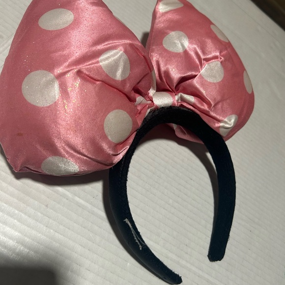 Disney Pink Polka Dot Bow Headband